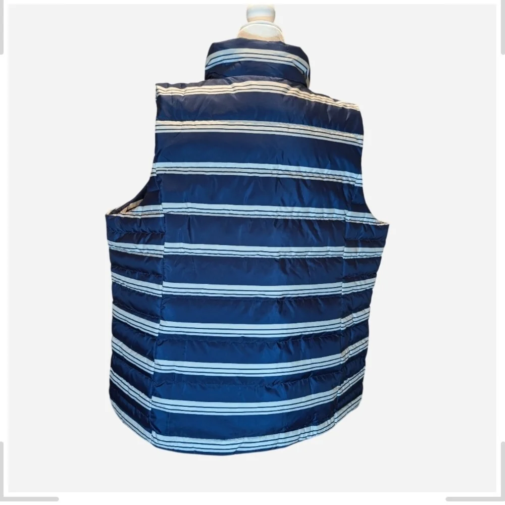 Lands' End Navy Puffer Vest - Picture 2 of 8
